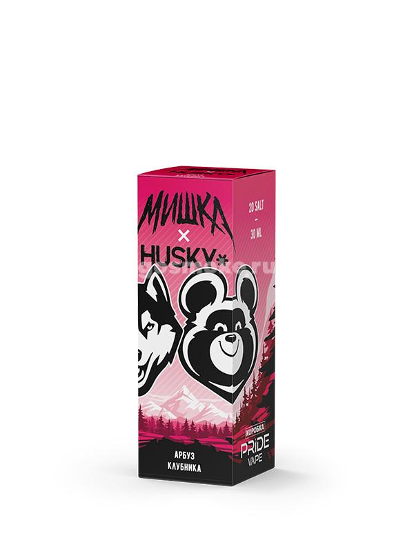 Мишка (Коробка) x Husky Salt Арбуз клубника