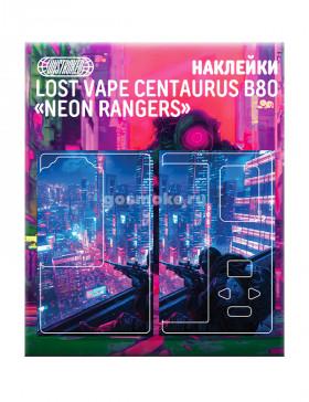 Наклейки для Lost Vape Centaurus B80 AIO Unstroked - Neon Rangers