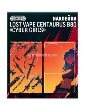 Наклейки для Lost Vape Centaurus B80 AIO Unstroked - Cyber Girls