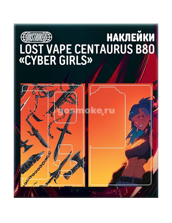 Наклейки для Lost Vape Centaurus B80 AIO Unstroked - Cyber Girls