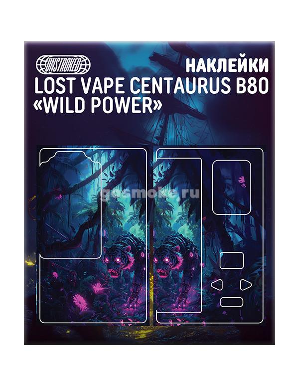 Наклейки для Lost Vape Centaurus B80 AIO Unstroked - Wild Power