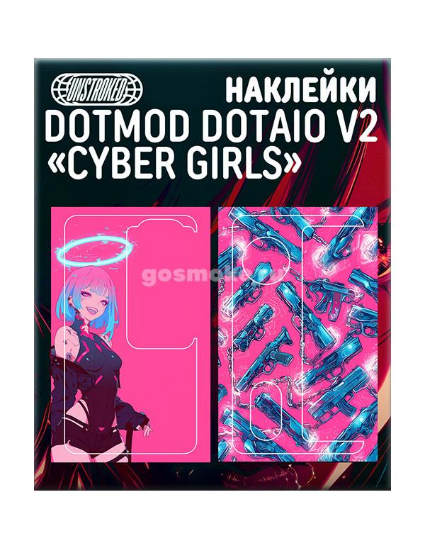 Наклейки для dotmod dotAIO V2 Unstroked - Cyber Girls