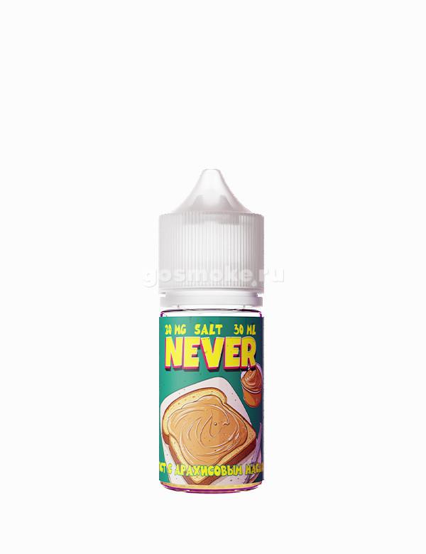 Never Salt Тост с арахисовым маслом
