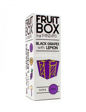 Fruit Box Black Grapes with Lemon