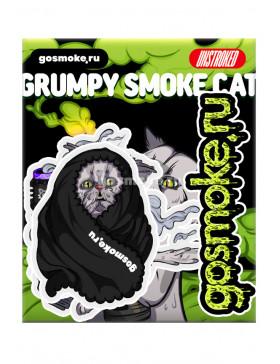 Стикер-пак Unstroked x gosmoke.ru - Grumpy Smoke Cat #1