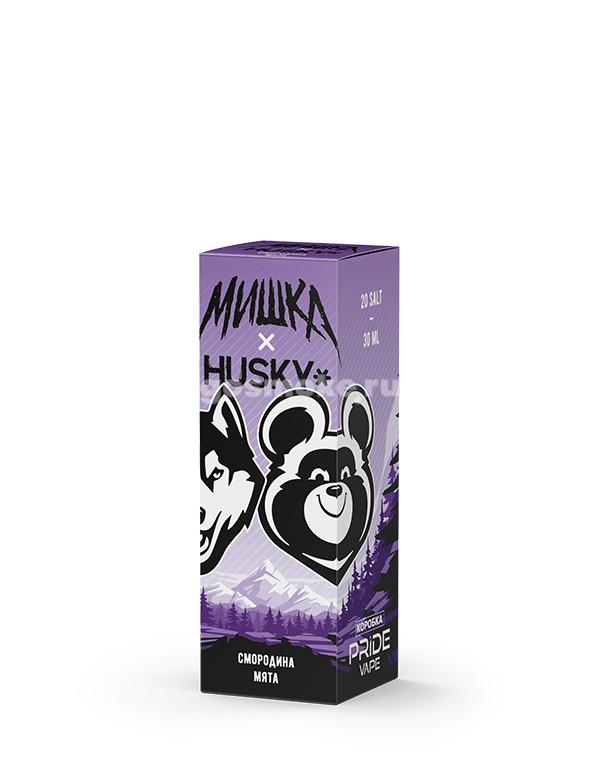 Мишка (Коробка) x Husky Salt Смородина мята