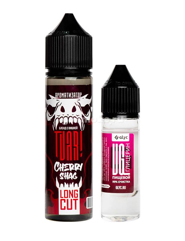 DARK X SIZE TVAR! Long Cut Cherry Shag
