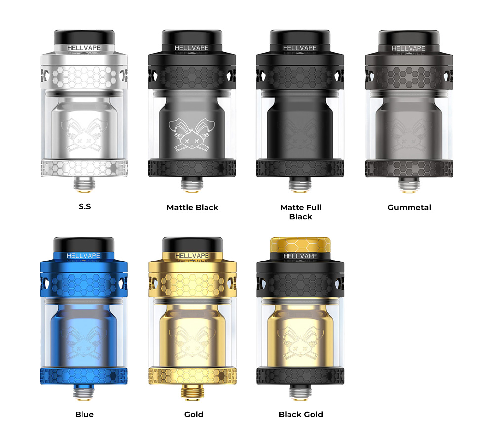 Цвета бака Hellvape Dead Rabbit 4 RTA