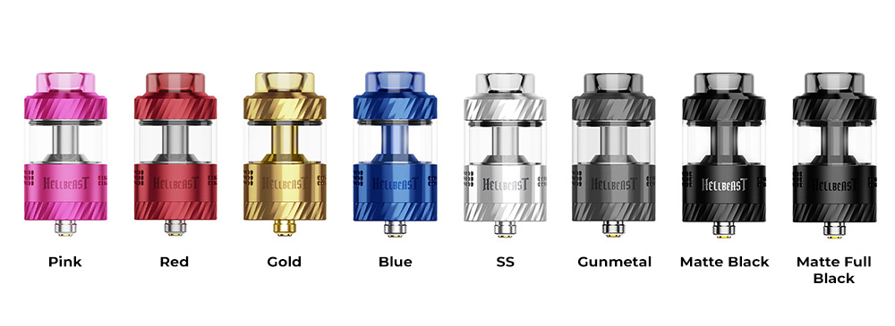 Цвета бака Hellvape Hellbeast RTA