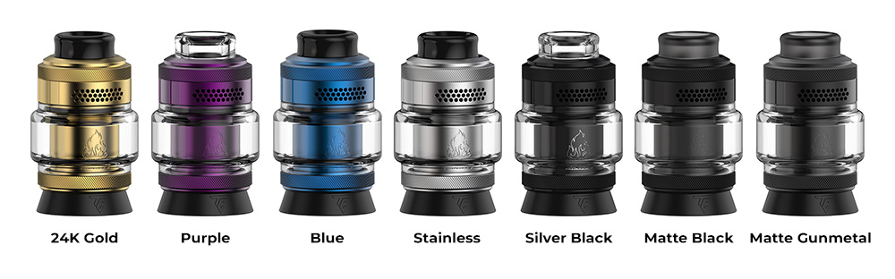 Цвета Бака ThunderCloud x Mike Vapes Blaze Solo 2 RTA Tank