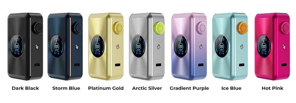 Цвета бокс мода Gen Max 220 WBox Mod