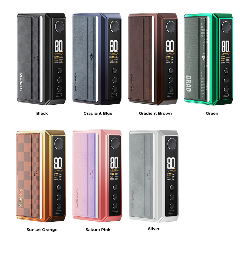 Цвета бокс мода Voopoo Drag 5 177W Box Mod