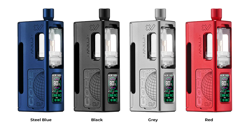 Цвета электронной сигареты dotmod X Mission XV dotApollo AIO Kit
