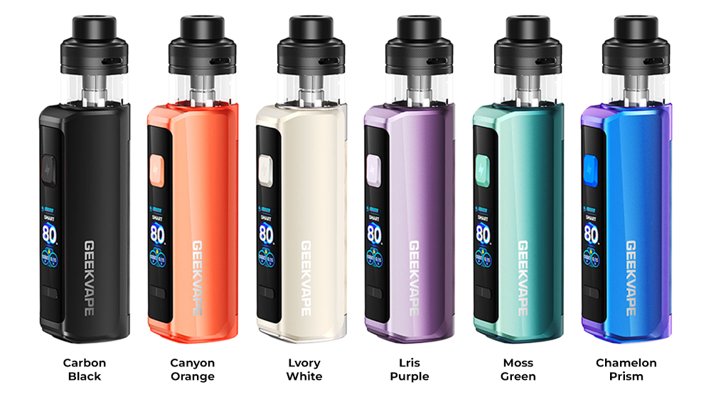 Цвета электронной сигареты Rincoe Manto AIO Plus 2 80W Kit