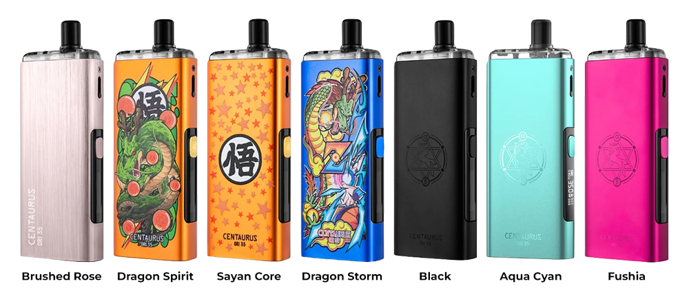 Цвета электронной сигареты Lost Vape Centaurus ORI 35