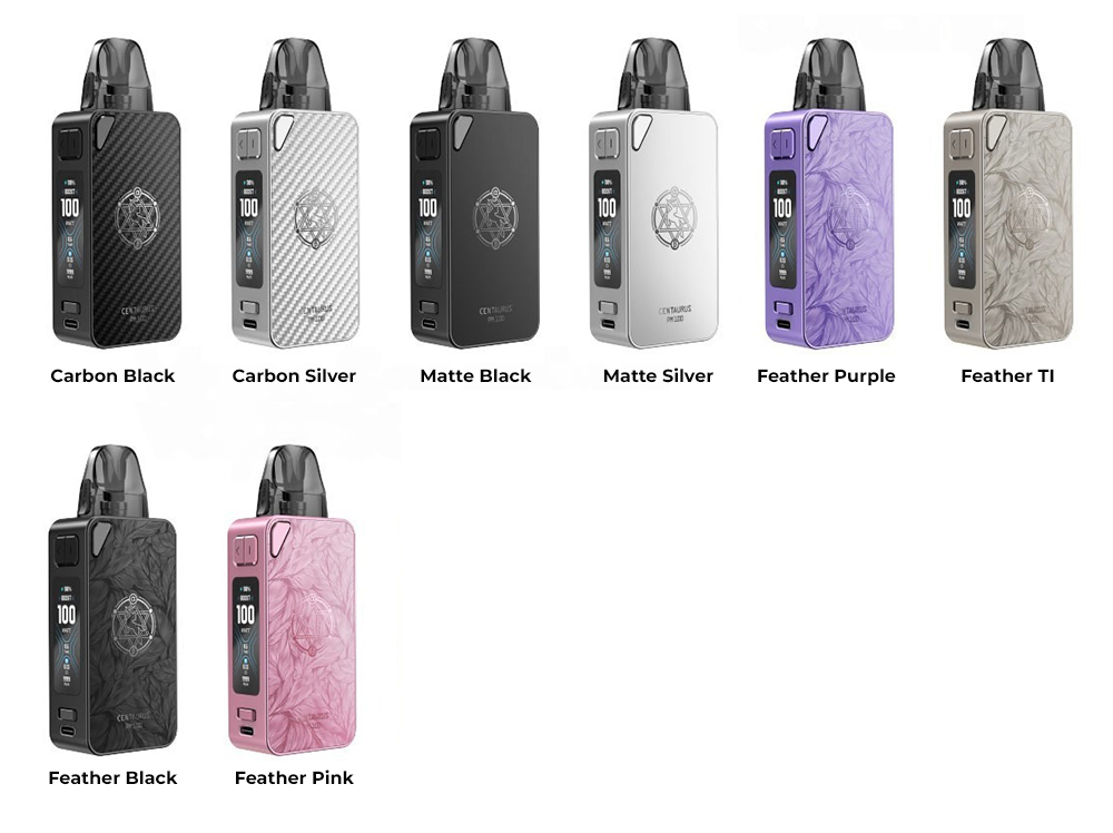 Цвета электронной сигареты Lost Vape Centaurus PM100 Pod Kit