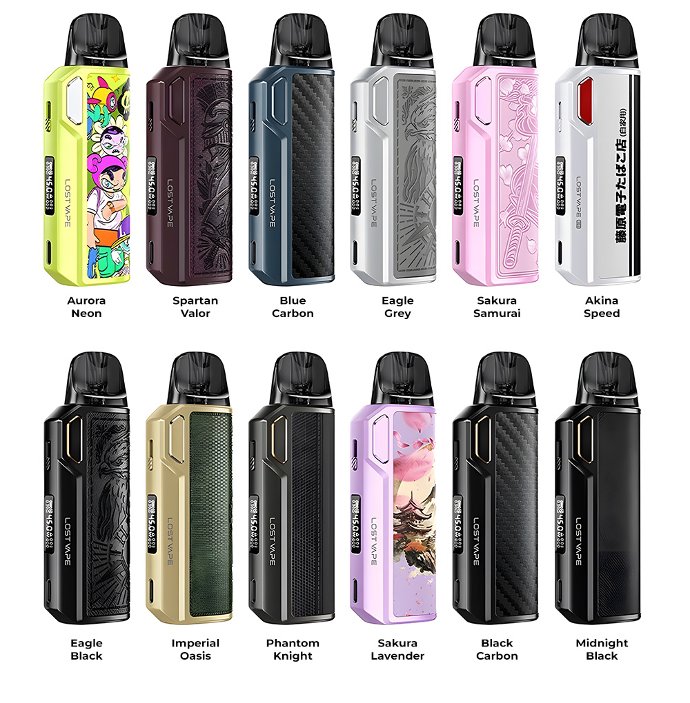 Цвета электронной сигареты Lost Vape Thelema Elite DM45 Pod Kit
