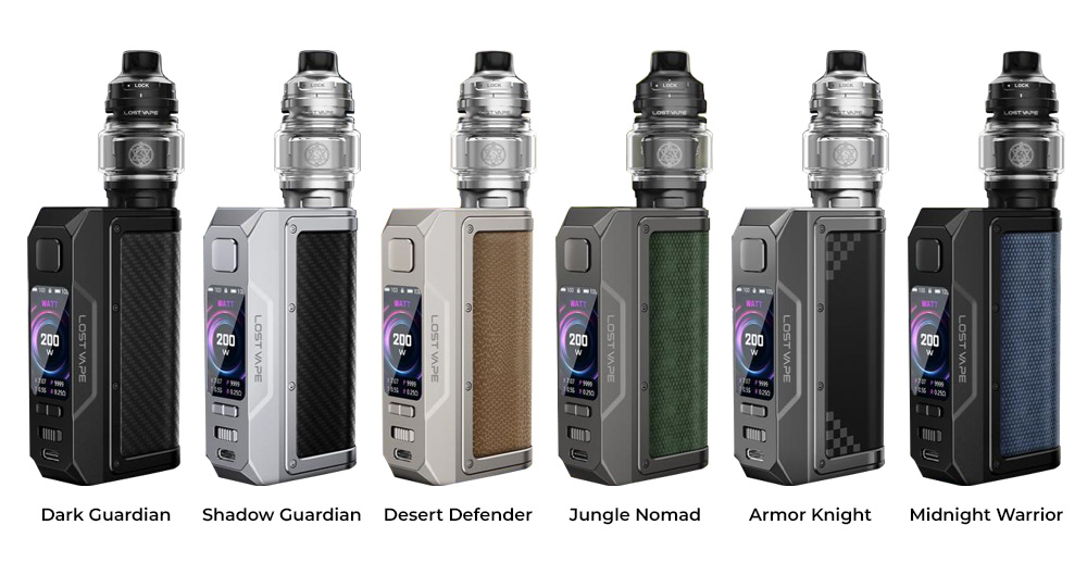 Цвета электронной сигареты Lost Vape Thelema Q200 Pro Kit