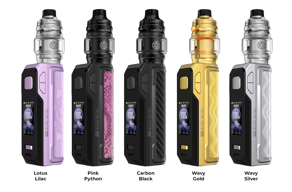 Цвета электронной сигареты Lost Vape Thelema Solo 100 Pro Kit