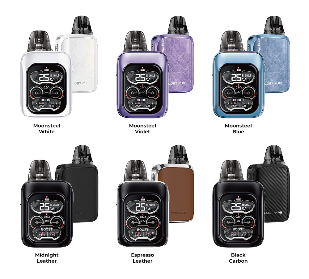 Цвета электронной сигареты  Lost Vape Ursa Baby 3 Pro