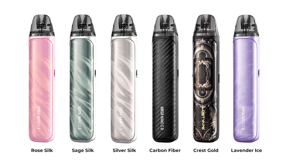 Цвета электронной сигареты Lost Vape Ursa Nano S 3