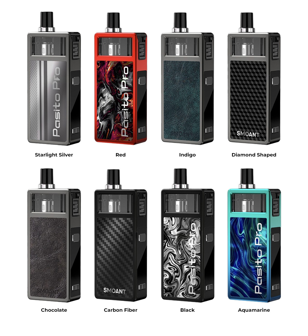 Цвета электронной сигареты Smoant Pasito Pro Kit