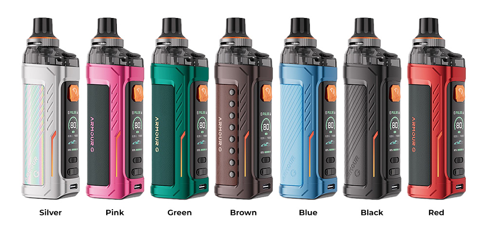 Цвета электронной сигареты Vaporesso Armour G