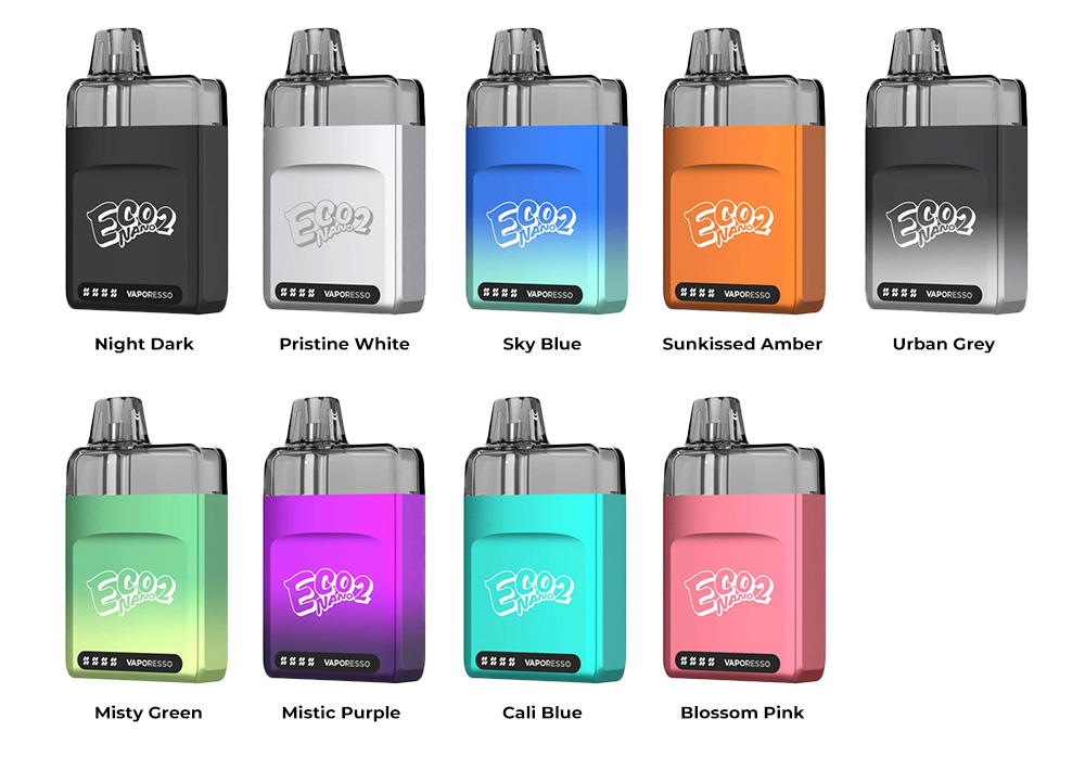 Цвета электронной сигареты Vaporesso Eco Nano 2 Kit