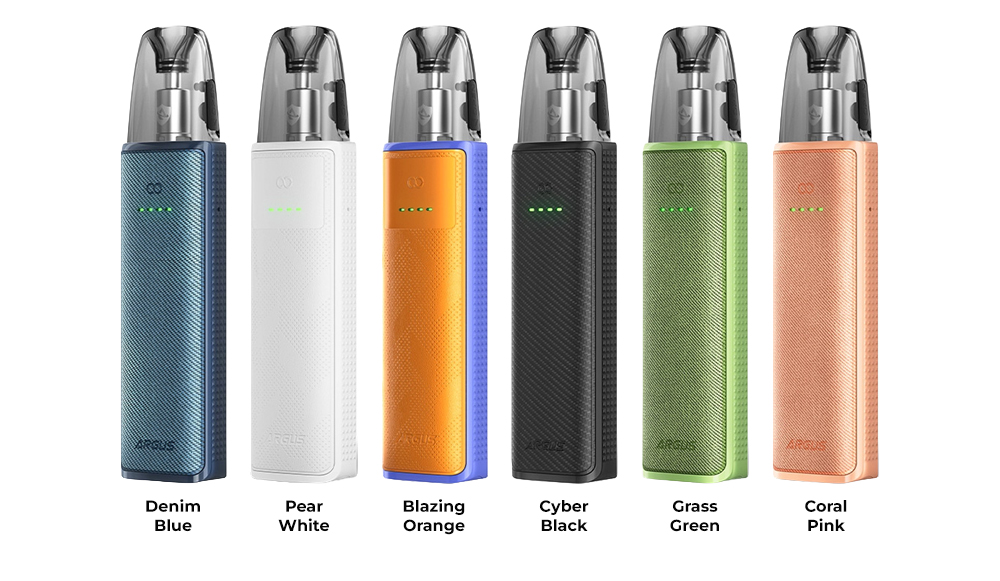 Цвета электронной сигареты VooPoo Argus Z3