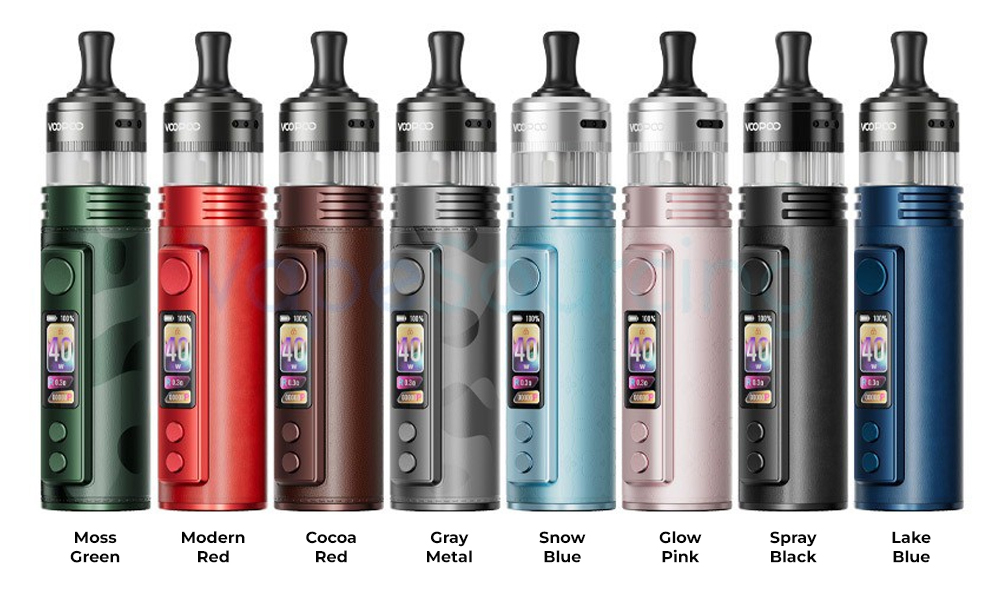 Цвета электронной сигареты VooPoo Drag H40 Pro Pod Mod