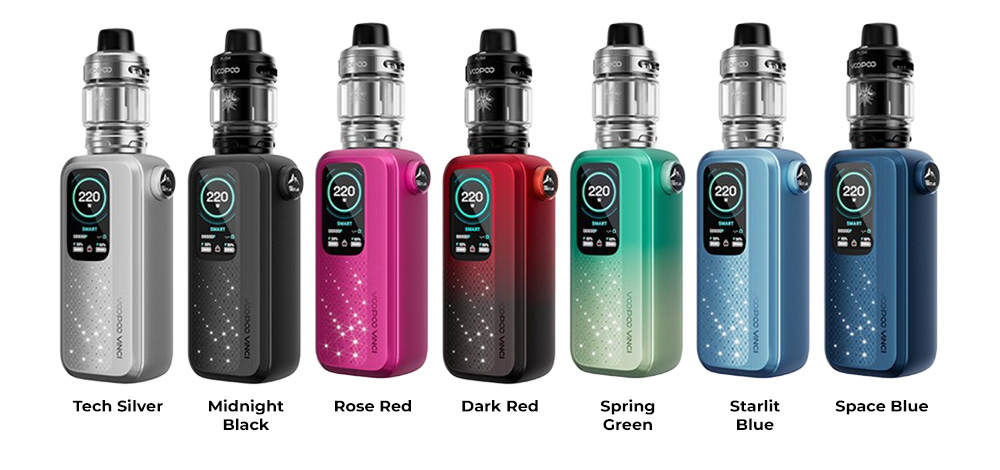 Цвета электронной сигареты VooPoo Vinci Spark220 Kit