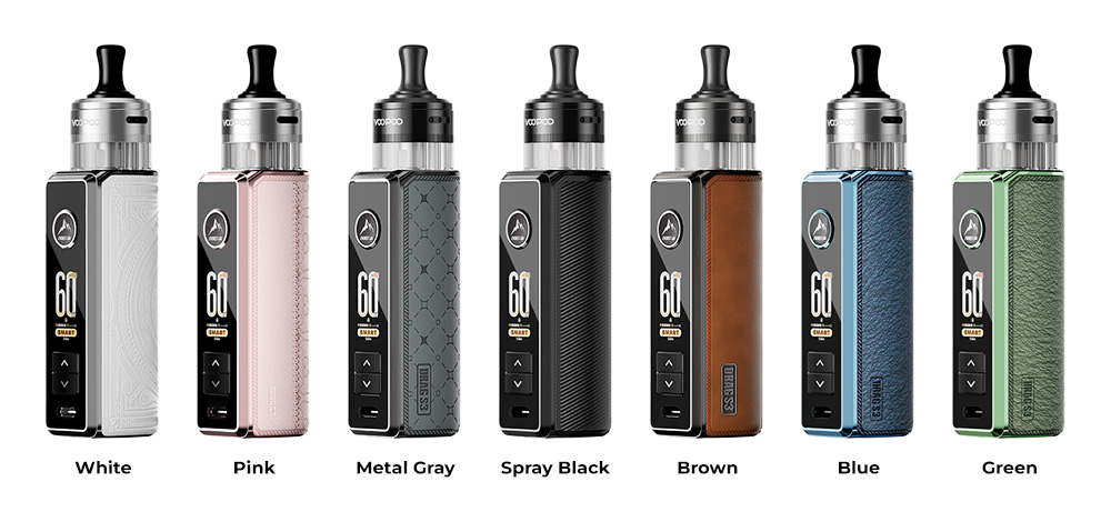 Цвета электронной сигареты Voopoo Drag S3