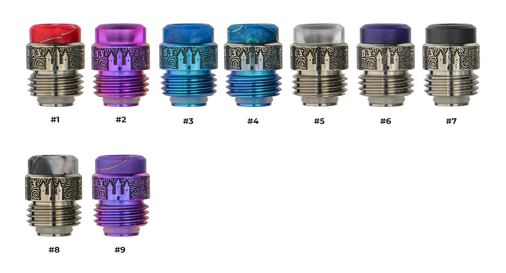 Цвета дриптипов The Nut’s 2 Boro Castle Doondy x Fractal Solutions