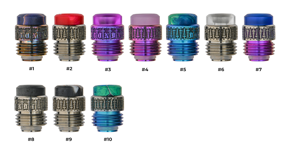 Цвета дриптипов The Nut’s 2 Boro Sword Doondy x Fractal Solutions